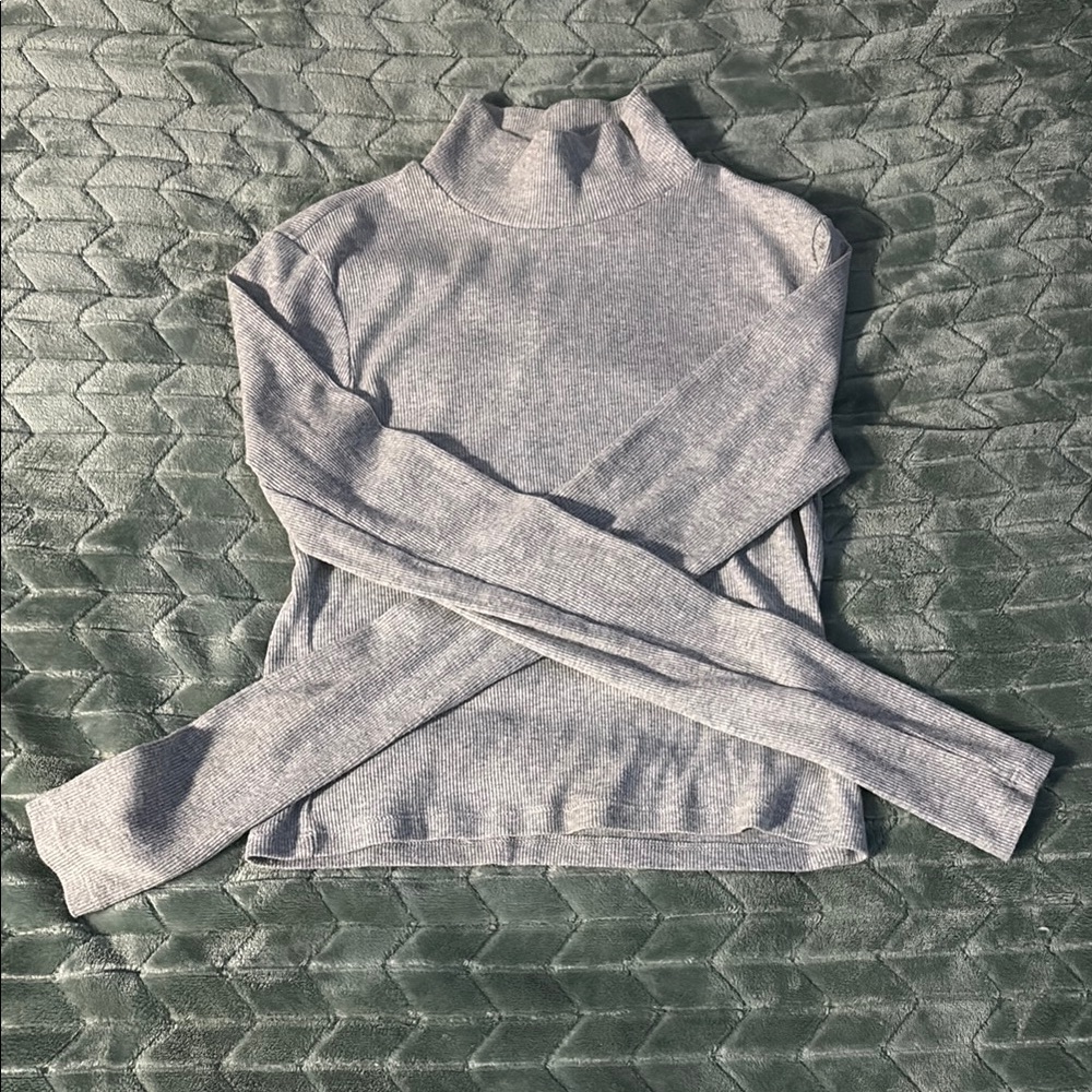 AE Gray Turtleneck Sweater